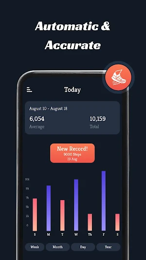 Pedometer - ColorsFit Screenshot 3