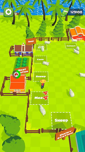 Wool Rush: Idle Farming Screenshot 1