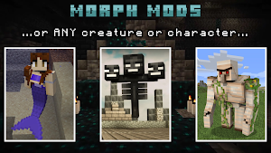 Morph into Mobs: Minecraft Mod Screenshot 1