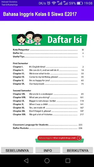 Bahasa Inggris Kelas 8 Siswa E2017 Screenshot 2