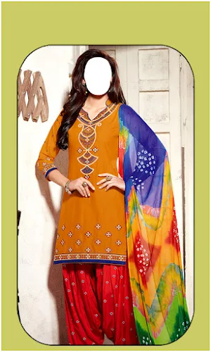Women Patiyala Dress PhotoSuit Screenshot 1