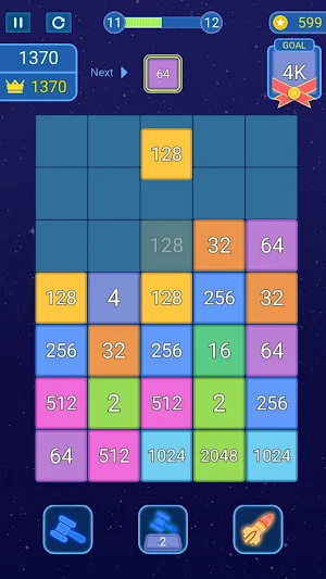 NumFall - Drop · Number Game Screenshot 2