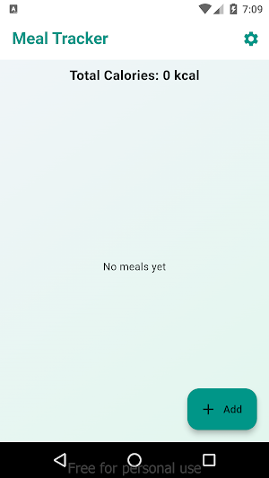 Meal Tracker Screenshot 0