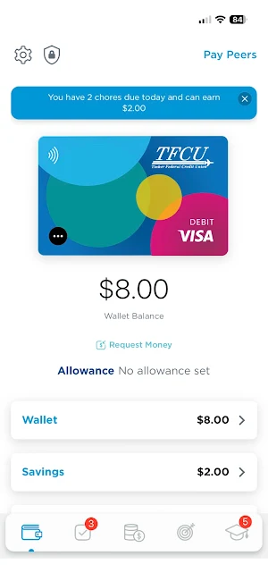 TFCU Family Wallet Screenshot 1