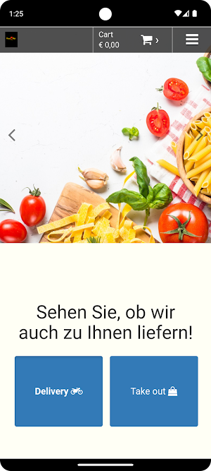 Pizza Mia Steinofen. Screenshot 1