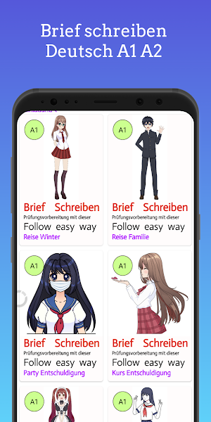 Brief schreiben Deutsch A1A2 Screenshot 2