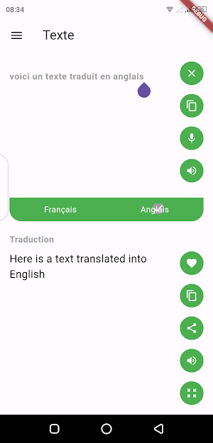 Traduction Français Anglais Screenshot 0