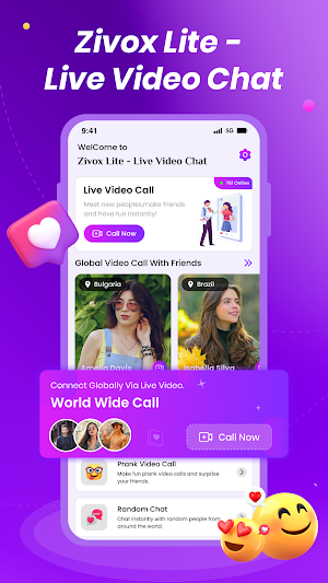 Zivox Lite - Live Video Chat Screenshot 0