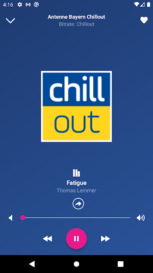 Chillout and Lounge Music Radio Screenshot 1
