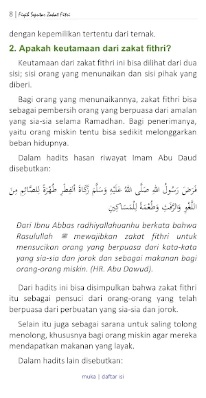 Fiqih Seputar Zakat Fitri Screenshot 3