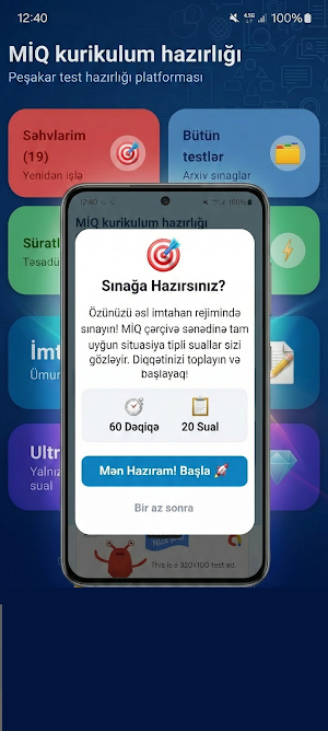 Kurikulum situasiya testləri Screenshot 2
