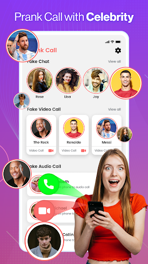 Prank Call - Fake Video Call Screenshot 0