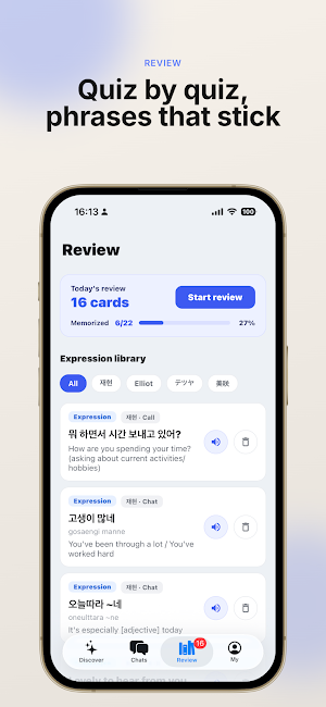 LangMate: AI Korean Friends Screenshot 3