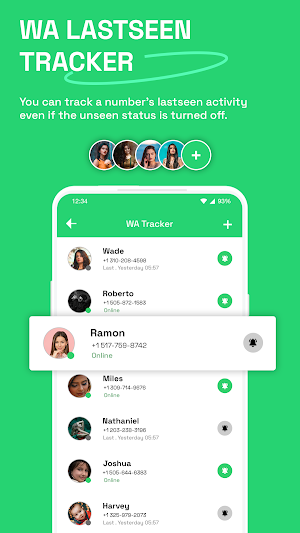 Whats Tracker : Online Tracker Screenshot 1