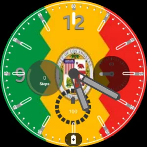 Los Angeles Flag Watchface Screenshot 1