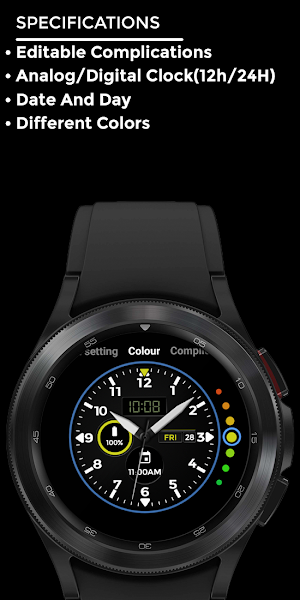 Night ver 14 - watch face Screenshot 3
