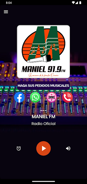 MANIEL FM Screenshot 1
