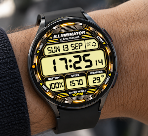 ILLUMINATOR: Retro Watch Face Screenshot 2