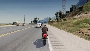 Highway Bike Traffic Racer 3D Screenshot 2