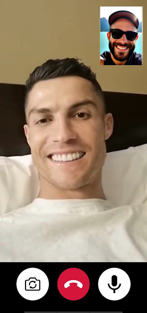 Ronaldo Fake Video Call Screenshot 3