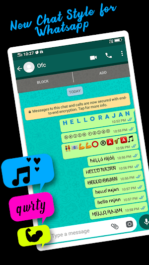 New chat style for whatsApp Screenshot 3