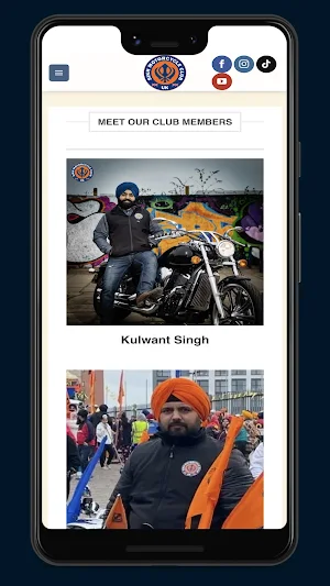 Sikh Motorcycle Club UK Screenshot 2