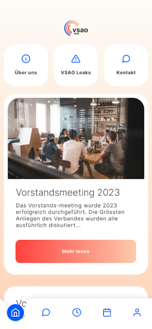 VSAO Basel Memberhub Screenshot 1