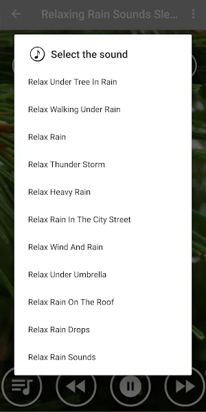 Rain Sounds : Sleep & Relax Screenshot 1
