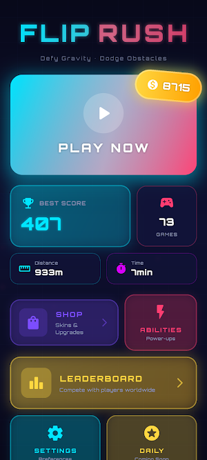 Flip Rush – Impossible Game Screenshot 0
