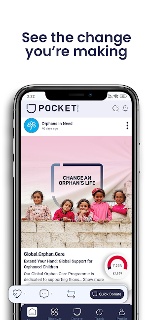 Pocket Giving Screenshot 1