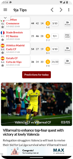 9ja Sport Betting Tips Screenshot 2