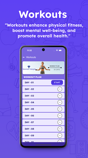 Healthyfit - Fitness Workout Screenshot 2