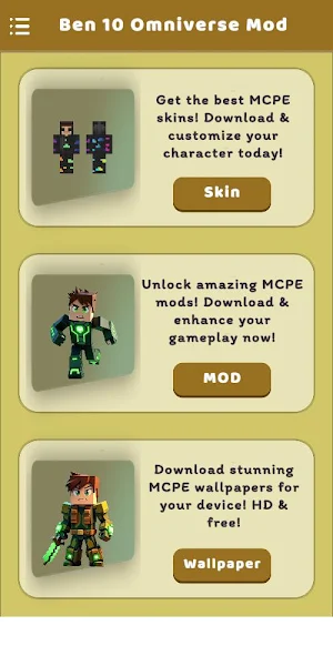 Ben 10 Omniverse Mod For MCPE Screenshot 1