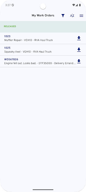 AventX eAM Mobile Screenshot 1