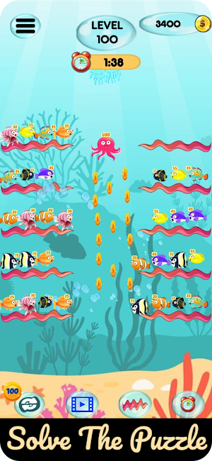 Fish Sort pro-Color fish game Screenshot 0