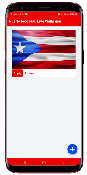 PuertoRico Flag Live Wallpaper Screenshot 0