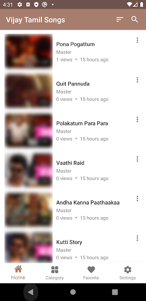 Vijay Tamil Songs Screenshot 1