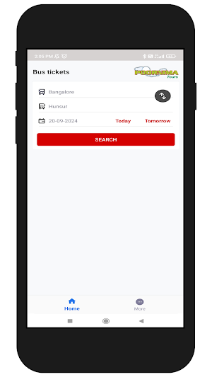 POORNIMA  TOURS Screenshot 0