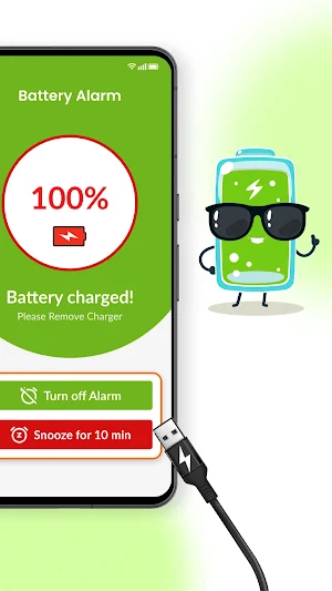 Full battery Alarm 100% Screenshot 1