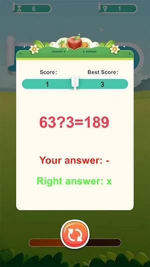 Arithmetic Problems Game Screenshot 3