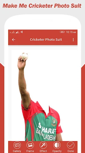 Cricket Photo Suit Screenshot 3