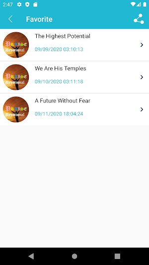 Daily Praise Devotional Screenshot 2