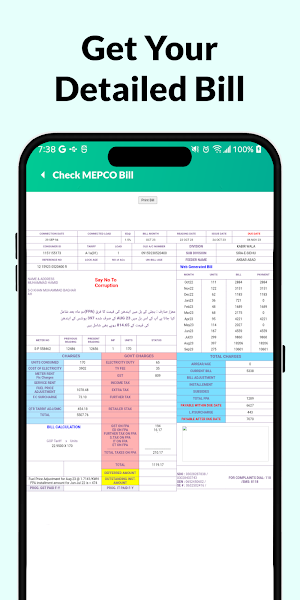 Electricity Bill Checker App Screenshot 3