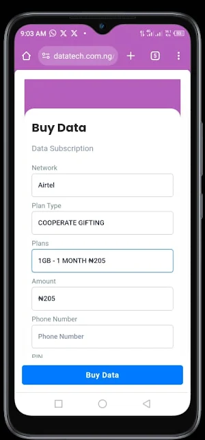 DataTech1 Screenshot 2