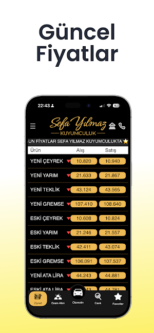 Sefa Yılmaz Kuyumculuk Screenshot 2