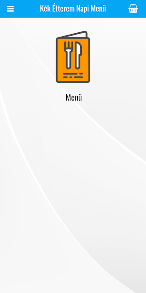 KÉK Étterem Napi Menü Screenshot 0