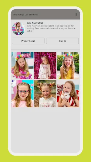 Like Nastya Call Simulator Screenshot 0