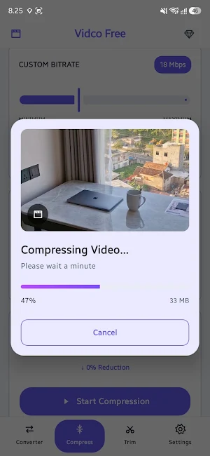 Vidco Video Compress & Convert Screenshot 0