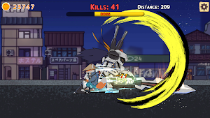 Cyber Samurai - Tap to Slash Screenshot 0