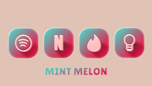 Mint Melon Icon Pack Screenshot 0